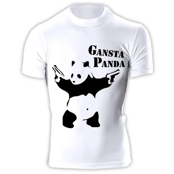 Футболки Gansta Panda Дизайнерские футболки|Футболки для гольфа| |