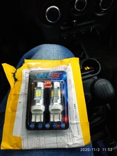 7443 Led-Bulb Car-Light T20 Granta Lada Vesta Front Yellow W21/5W VANSSI White Red 