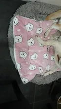 Manta de franela para mascotas, forro polar grueso suave, para cachorro, perro, gato, sofá, cojín, alfombra para el hogar, funda para dormir que mantiene el calor