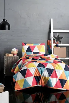 

BEYON PATTERNED SINGLE DUVET COVER SET USEFUL CHIC EYE BEAUTIFUL EYE-LIKE VARIOUS VARIOUS COLORFUL PATTERNS