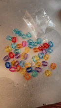 50 Uds./eslabones de cadena acrílicos transparentes de 15x10mm, accesorios para hacer joyas