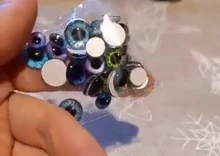 Mezclado con 8mm 10mm y 12mm redondo en París dragón de ojos de vidrio Cabochon foto camafeo accesorios DIY 30 unids/lote K06024