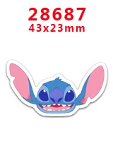 30 шт мультяшный персонаж плоское украшение из смолы PR 20557 - Цвет: 28687