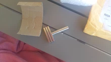Rare-Earth Powerful Magnets Square Countersunk 50x10x5mm N35-Block Double-Hole 50--10--5-5-5mm