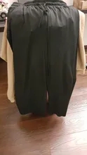 Pantalones de punto finos para mujer, pantalón suelto, de pierna ancha, cintura elástica, hasta el tobillo, talla grande, S-4XL