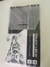 Set de bolígrafos de punta fina de tinta negra, juego de 10 bolígrafos de 0.05, 0.1, 0.2, 0.3 y 0.4 para caligrafía y dibujo