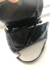 Bandolera de cadena gruesa plegable para mujer, bolso de hombro femenino A la moda, con asa, 2020