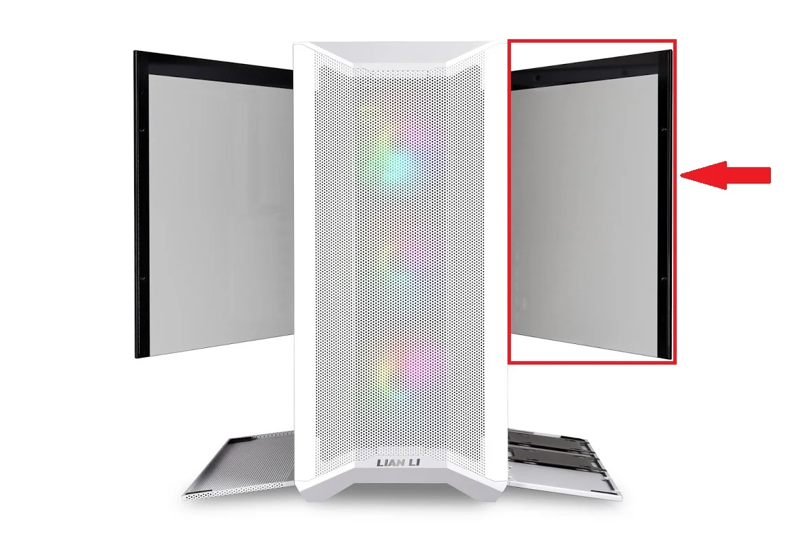 Lian-Li LANCOOL II Series Right Side Glass Panel