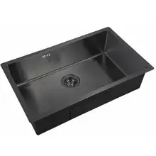 Мойка для кухни ZorG PVD 7444 GRAFIT(Звукопоглощающее покрытие, толщина мойки 1.5 мм