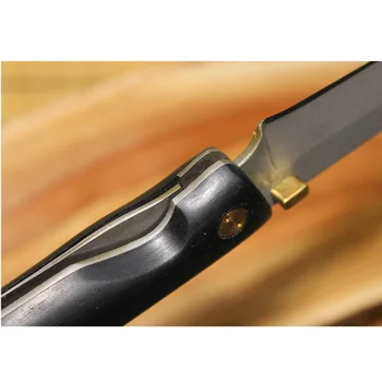 

Knife folding Kunashir with a blade of forged steel 95x18, handle grab