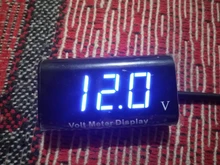 DC 8V-18V 0,56 pulgadas LED Digital voltímetro a prueba de agua Detector de prueba de voltaje medidor de voltaje para motocicletas batería de automóvil