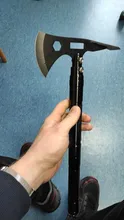 Pala multifuncional plegable para acampada, equipo de pala plegable militar de 76cm, para supervivencia al aire libre, para jardín