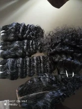 BHF-Cabello Humano ondulado con cierre, 4 mechones, brasileño, Remy, ondulado, Natural, 100%, 50g, estilo Bob corto