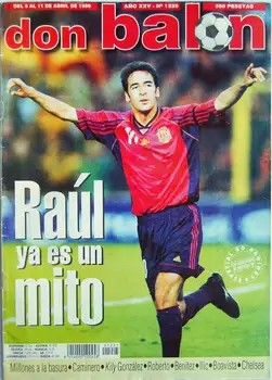 

Magazine Don Ball N ° 1225. April 1999. Raul is already to myth