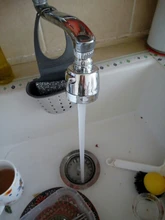 Kitchen Faucet Nozzle Sprayer Shower WATER-ROTATABLE-FILTER Splash-Proof Tap Stainless-Steel