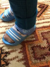 Zapatos de verano para niños y niñas, sandalias informales de Punta cerrada para playa y piscina, zapatillas planas sin cordones