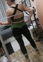 Conjunto de encaje perfecto para mujer, camiseta de manga larga, Sujetador deportivo, mallas elásticas para correr, pantalones de Yoga de entrenamiento de cintura alta