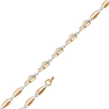 

Master brilliant bracelet with 25 red gold diamonds
