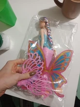 Muñeca de sirena de natación clásica para niñas, juguete de princesa con ala de mariposa, a la moda, gran oferta, regalos de Navidad, 2020