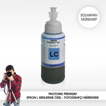 

Epson compatible 70 ml LIGHT BLUE Non-Fading Ink (6 color for printers) -L800/L805/L810/L850/L1300/L1800/l382/l386/l455/1455
