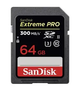 

SANDISK EXTREME PRO SDHC 64GB 300MB UHS-II SDS