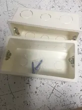 Switch-Box Wall-Light-Switch Internal-Mount Cassette-146mm Delviz for EU Standard Plastic-Materials