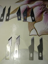 ESPLB-cuchillas para manualidades de Metal antideslizantes, cortador de bisturí, grabado, manualidades, escultura, cuchillo de reparación de PCB, 18 unidades