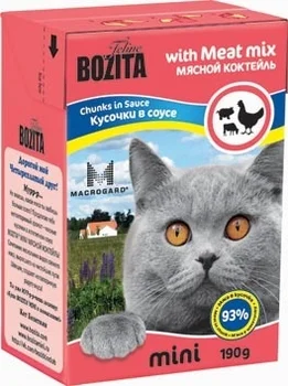 

Bozita mini pieces in cat sauce-pulp cocktail 0,19 kg x 12 PCs