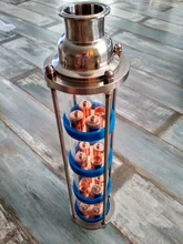 Distillation Column Bubble-Plates Moonshine Copper with 5-Section for . 3-
