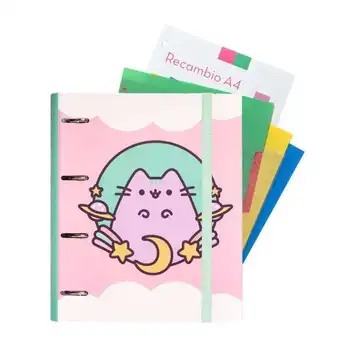 

Carpeblock a4 erik cbk0039 pusheen the cat 2-binding 4 rings-100 sheets 80gr-elastic band 9mm