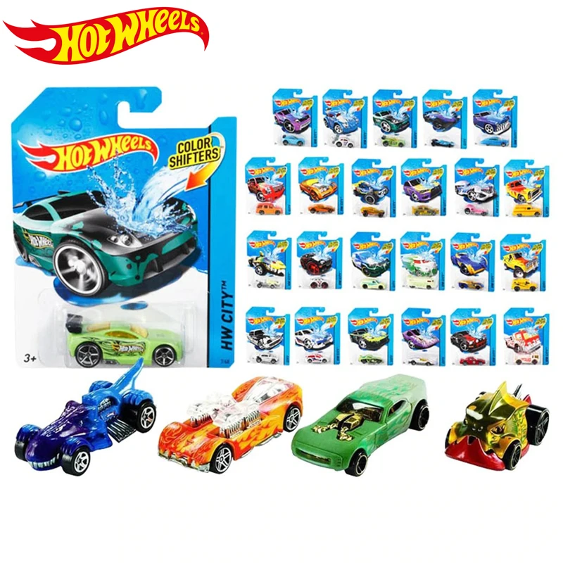 Hot Wheels NEW Color Shifters Cars Toys For Children Diecast Metal Case