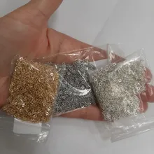 5 metros 1,5, 2,0, 2,5mm Oval cadenas para fabricación de joyería DIY suministros de pulsera de collar de cadena de resultados