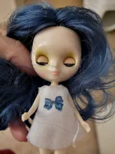 Mini muñeca de cuerpo normal DBS blyth, 10CM, BJD, regalo para niñas, juguete de anime, vestido aleatorio