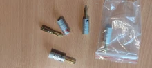 Conector de Banana de 4mm, conectores banana para altavoz de 24K, chapado en cobre y oro de 4mm, con poste de encuadernación de 4mm, 4 Uds.