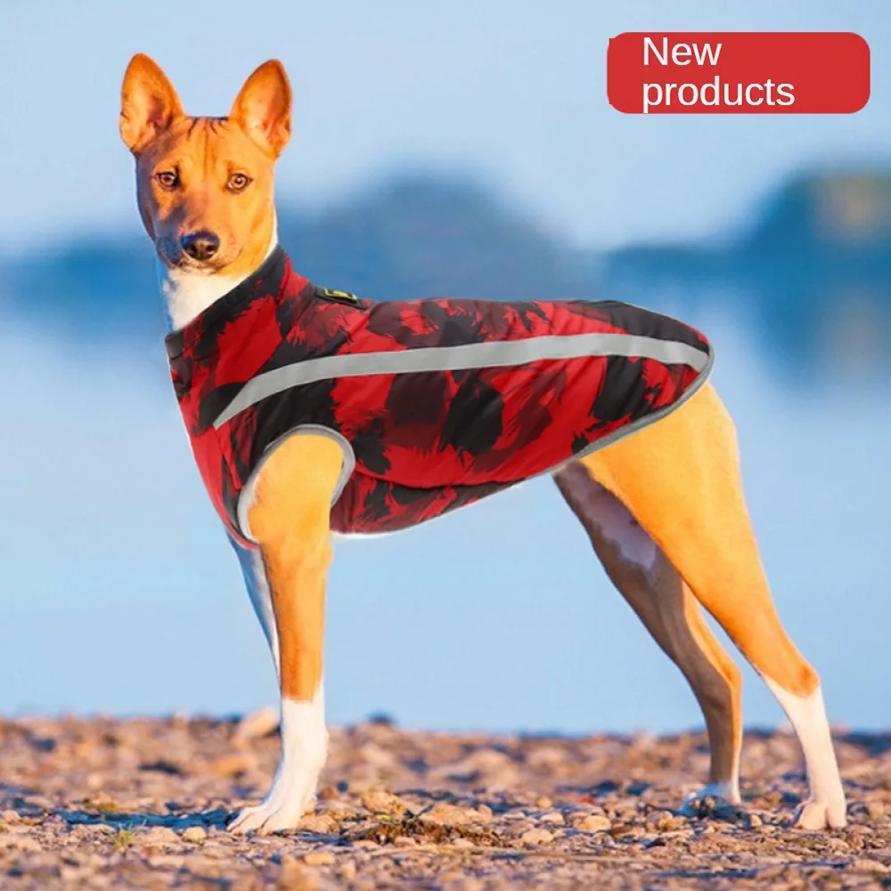 

Reflective Pet Dog Clothes For large Dogs Outdoor Safety Waterproof Pet Clothes Winter Warm Comfortable Cheap Dogs Clothing