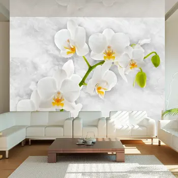 

Wall mural-lyric orchid-White-200x140 cm