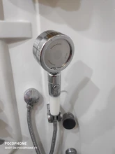 ZhangJi, cuidado de la piel, alta presión, agua purificada, cabezal de ducha de 3 modos reemplazable, elemento de filtro de algodón PP, boquilla de lluvia rociadora