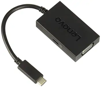 

Lenovo USB C - VGA USB C VGA black Cable adapter-adapter for Cable (USB C, VGA, black)