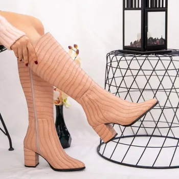 

Morena Powder Skin Patterned Women 'S Boot, 2021 Winter Season, Fleece Inner Lining, Casual Casual Comfortable Clothing, Zipper Postal , Shoe , Sneaker , Heel , Booty , Bottine , Leather , Prada , Bag , Platform