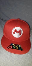 Gorra de baseball con bordado de Mario para niñas, informal, cosplay, hip hop, para viajar al aire libre