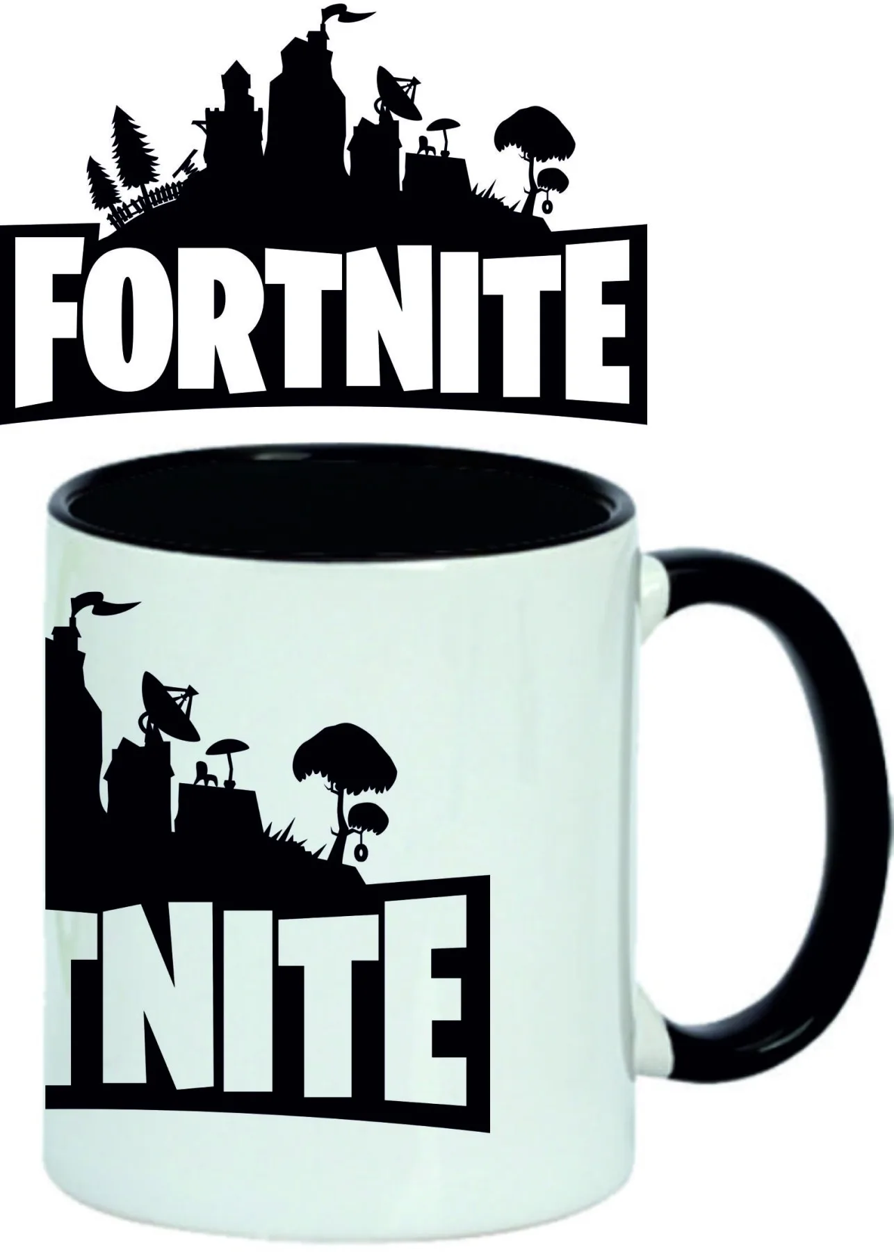 Taza Fortnite logo