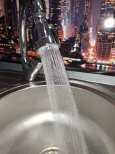 Grifo del difusor de agua Aireador de grifo de ahorro giratorio, filtro de boquilla, cabezal giratorio, de la llave burbujeador, 360