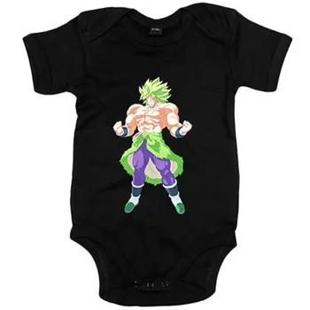 

Baby bodysuit new Broly Green