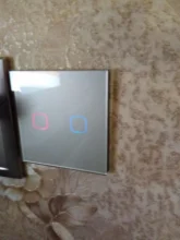 Minitiger-Interruptor táctil de pared Tuya, accesorio estándar 1/2/3 de la UE, para vida inteligente, con WiFi y con luz neutra, inalámbrico