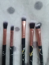 FLD5/15 Uds. Conjunto de brochas de maquillaje, polvo cosmético, sombra de ojos, base de colorete, fusión para belleza, pincel para maquillaje