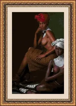 

CROSS STITCH KIT PANDATHREAD AFRICAN CULTURE 30388