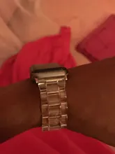 Funda con correa para apple Watch 6, 5, 4, banda de 42mm y 38mm, correa de acero transparente para iwatch 6 series 5 4 3/2, banda de reloj de 44mm y 40mm