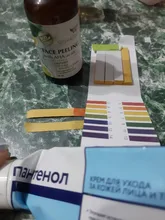 1 juego = 80 tiras Profesional 1-14 pH papel de tornasol ph tiras de prueba de agua cosméticos la acidez del suelo, tiras de prueba con tarjeta de control