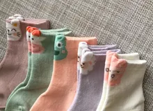 Children Socks Animal-Print Toddler Girl Baby-Boy Winter Cartoon Cotton Cute Thicken