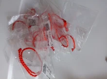 Pulsera de hilo rojo Unisex, para parejas, amigos, la suerte, regalos, joyería hecha a mano, 10 Uds.